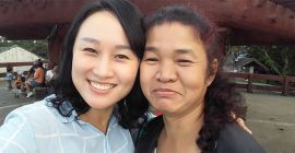 Columban Lay Missionary Hyein Noh "Anna"  (left) and Joy 